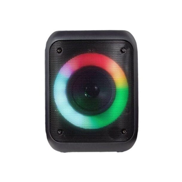 ECCO Portable 4-Inch Rechargeable Bluetooth Speaker with Disco Light