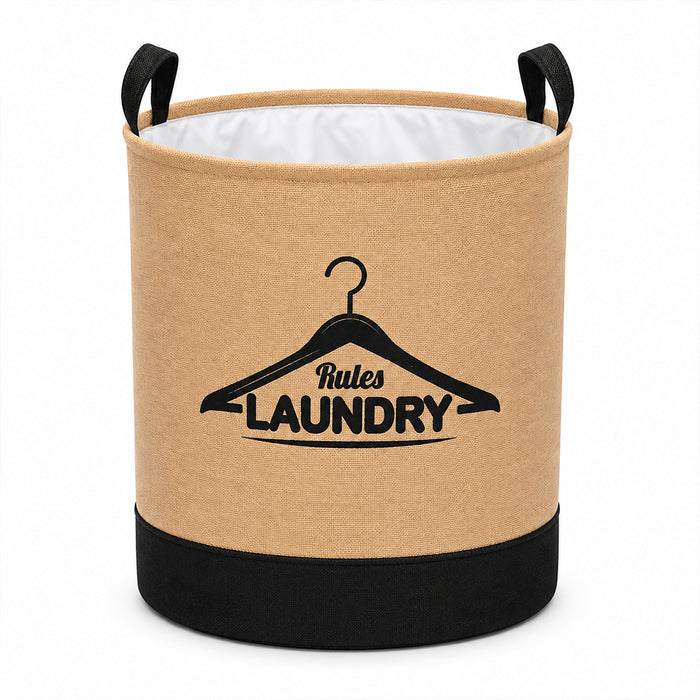 iStar Foldable Laundry Basket with Carry Handles