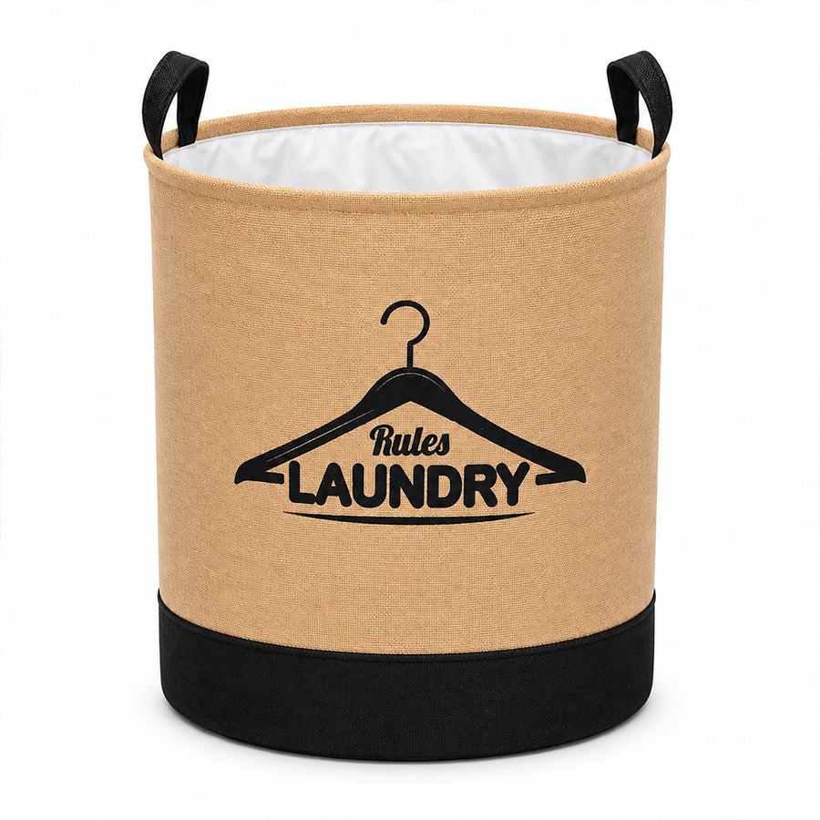 iStar Foldable Laundry Basket with Carry Handles