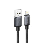 FONENG X119 1m Zinc Alloy Braided Fast Charging Cable