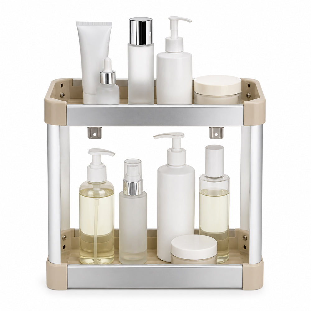 iStar Aluminium Rectangle Bathroom Storage Rack