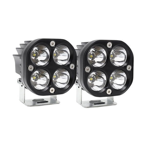 40W LED Square Driving Lights – Set of 2