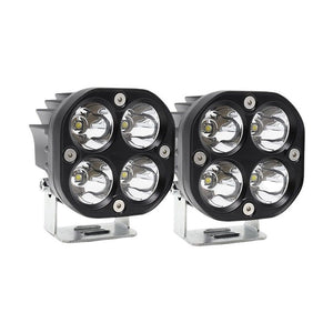 40W LED Square Driving Lights – Set of 2