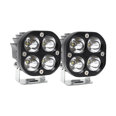 40W LED Square Driving Lights – Set of 2