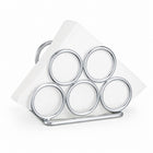 Metal Napkin Holder for Kitchen Counter & Dining Table - Silver