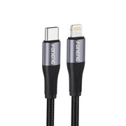 FONENG X112 1m Metal Head Braided Fast Charging Cable 60W / PD27W
