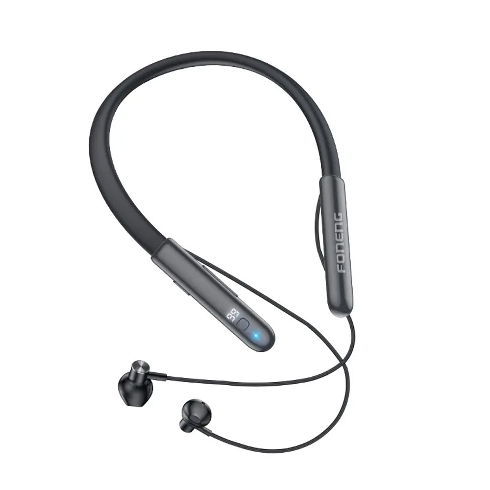 FONENG BL37 Digital Display Neckband Bluetooth Earphones