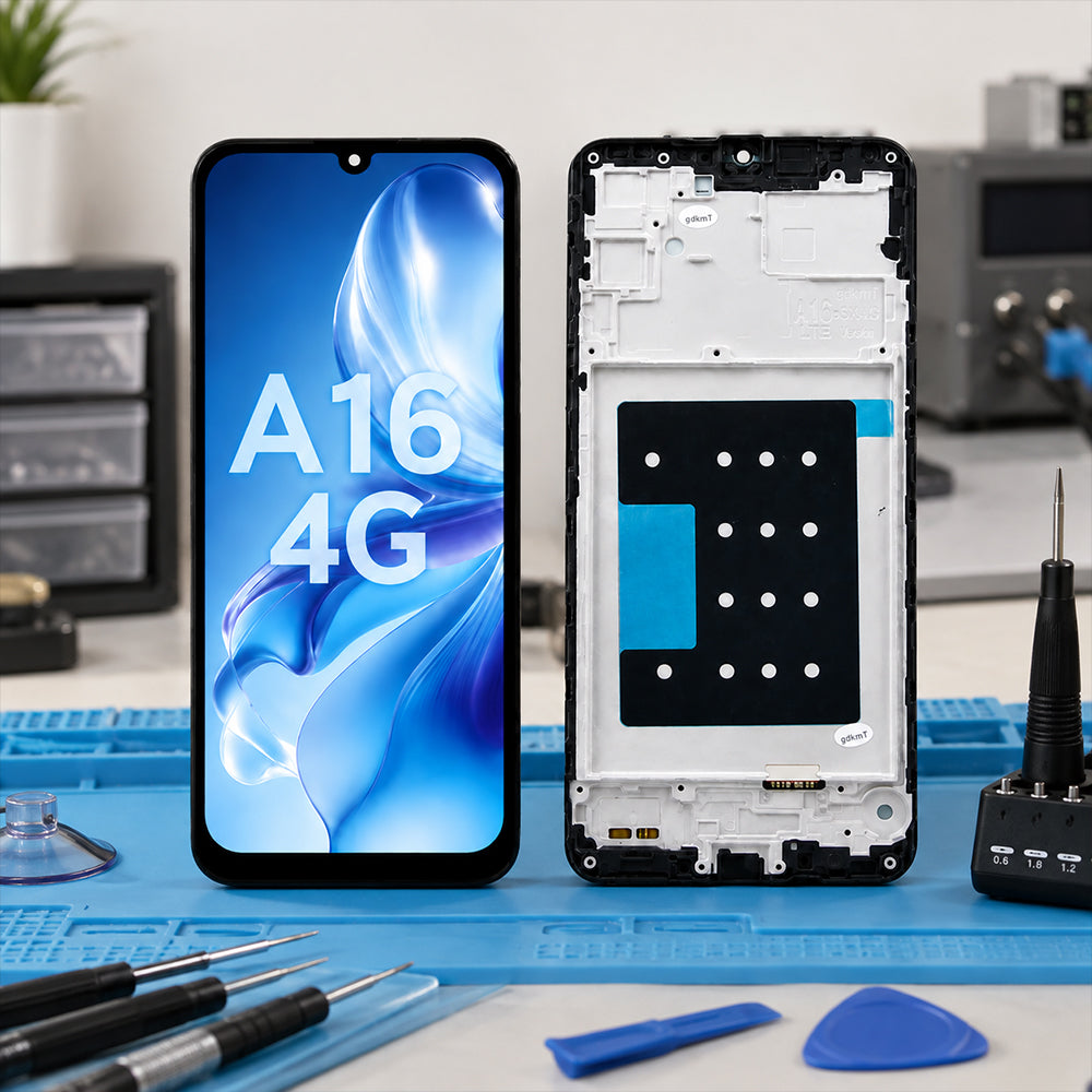 Original Screen & Digitizer with Frame for Samsung Galaxy A16 4G