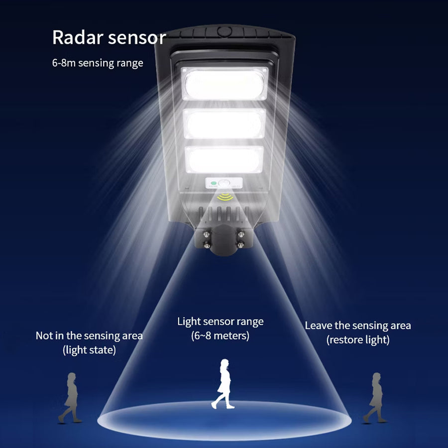 FUSSION Solar Street Light with Adjustable Angle - 200W