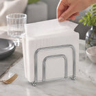 Silver Metal Napkin Holder for Kitchen Counter & Dining Table