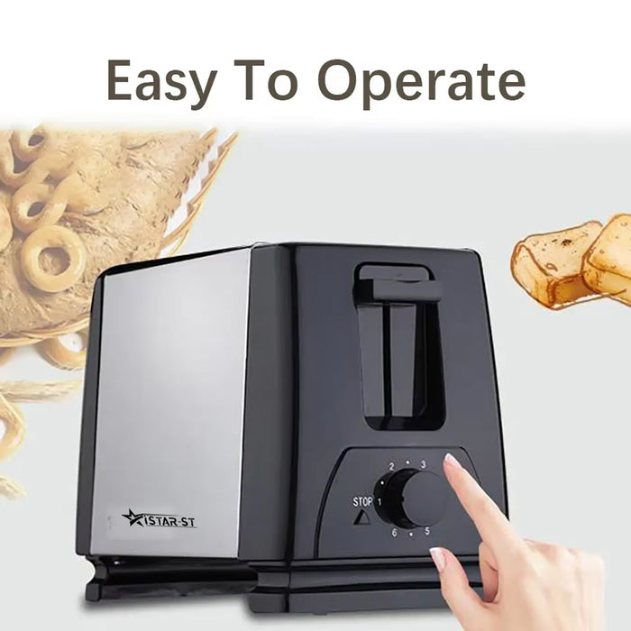 iStar 2 Slice Toaster – 6 Level Adjustable Temperature 900W