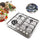 XMY 4-Burner Built-In Gas Hob - LPG - Stainless Steel