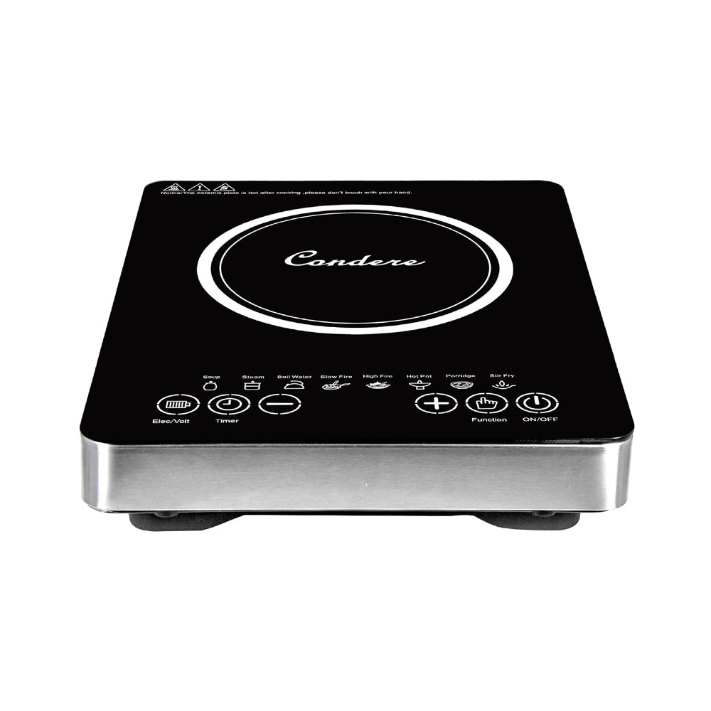 Condere C-CPSF15A 2200W Stainless Steel Induction Cooktop – High-Power