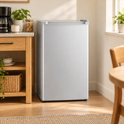 Fussion Single-Door Bar Fridge with Chiller Compartment - 120L, Stainless Steel