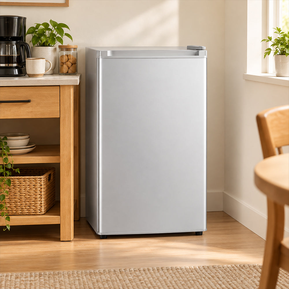 Fussion Single-Door Bar Fridge with Chiller Compartment - 120L, Stainless Steel