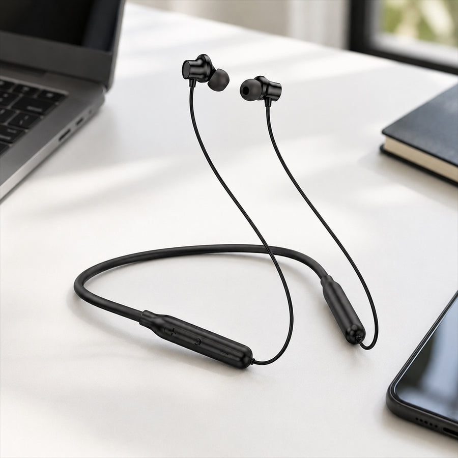 FONENG BL34 Metal Neckband Bluetooth Earphones