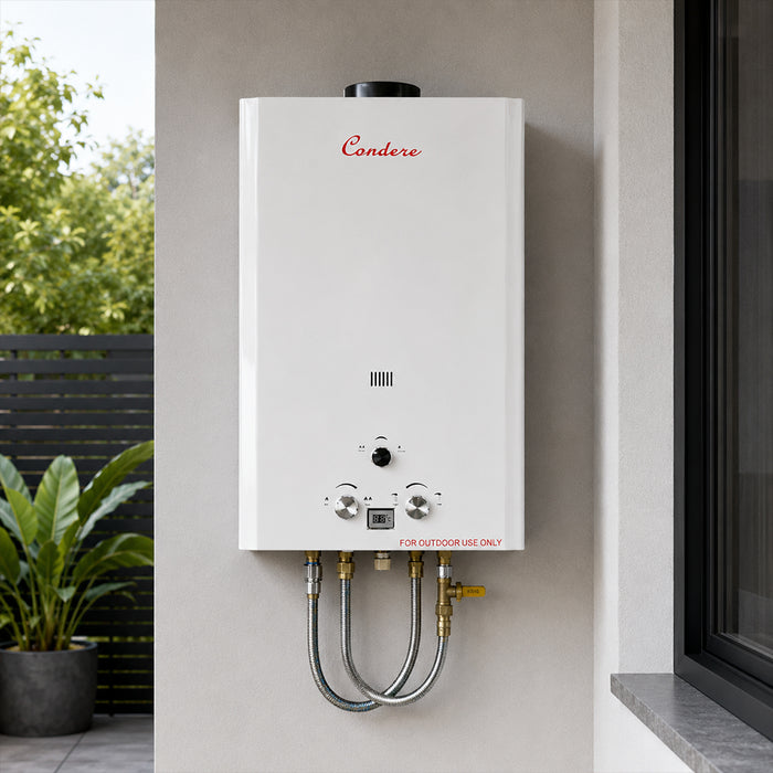 Condere 12L LPG Tankless Gas Water Heater & Gas Geyser