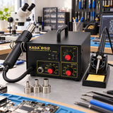 KADA 2-in-1 Hot Air and Soldering Iron Rework Station