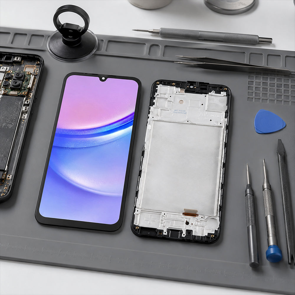 OLED Screen & Digitizer with Frame for Samsung Galaxy A15