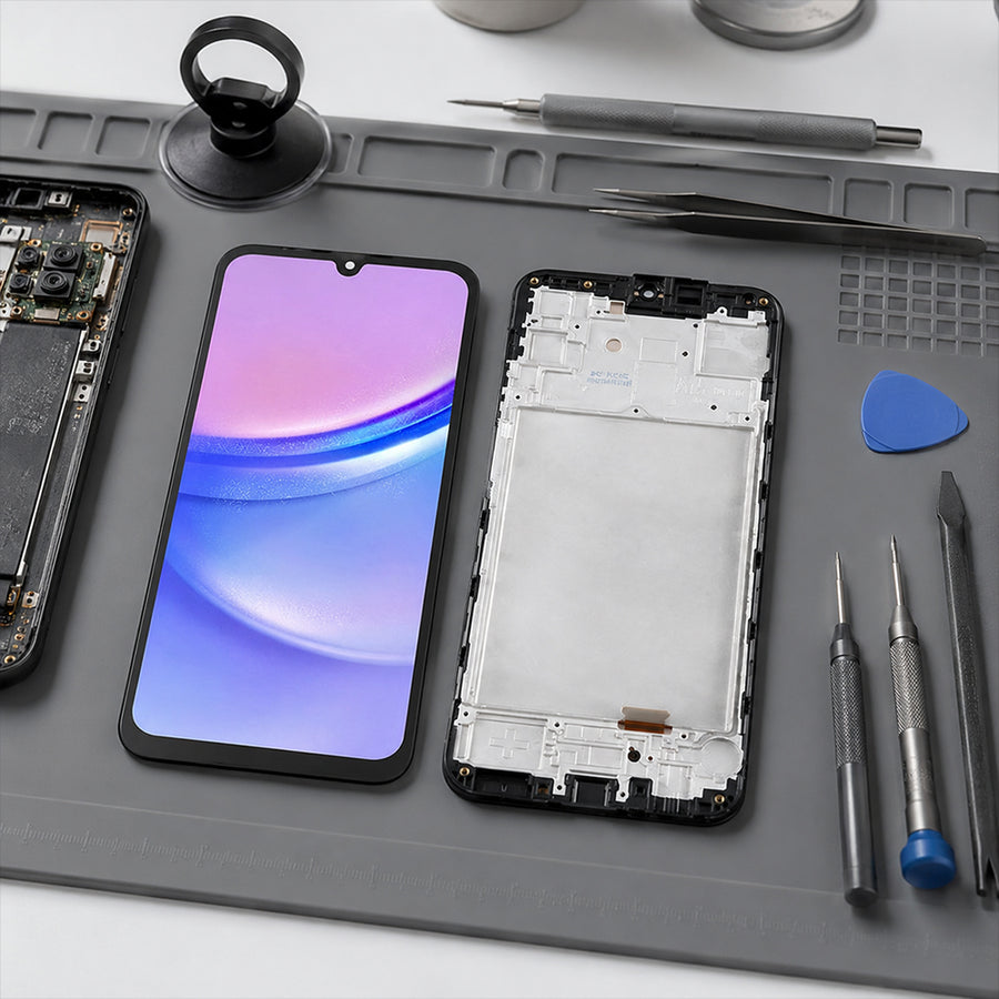 OLED Screen & Digitizer with Frame for Samsung Galaxy A15