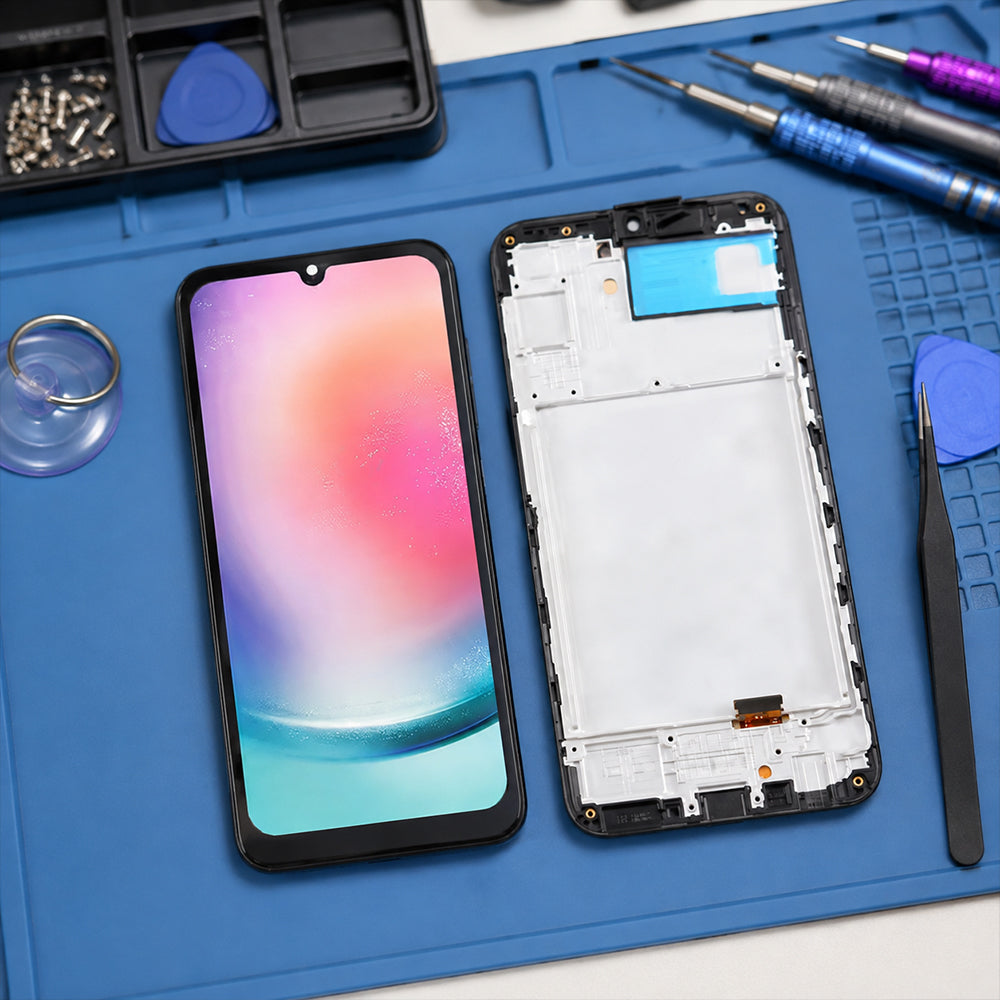 Premium OLED Screen & Digitizer with Frame for Samsung Galaxy A24