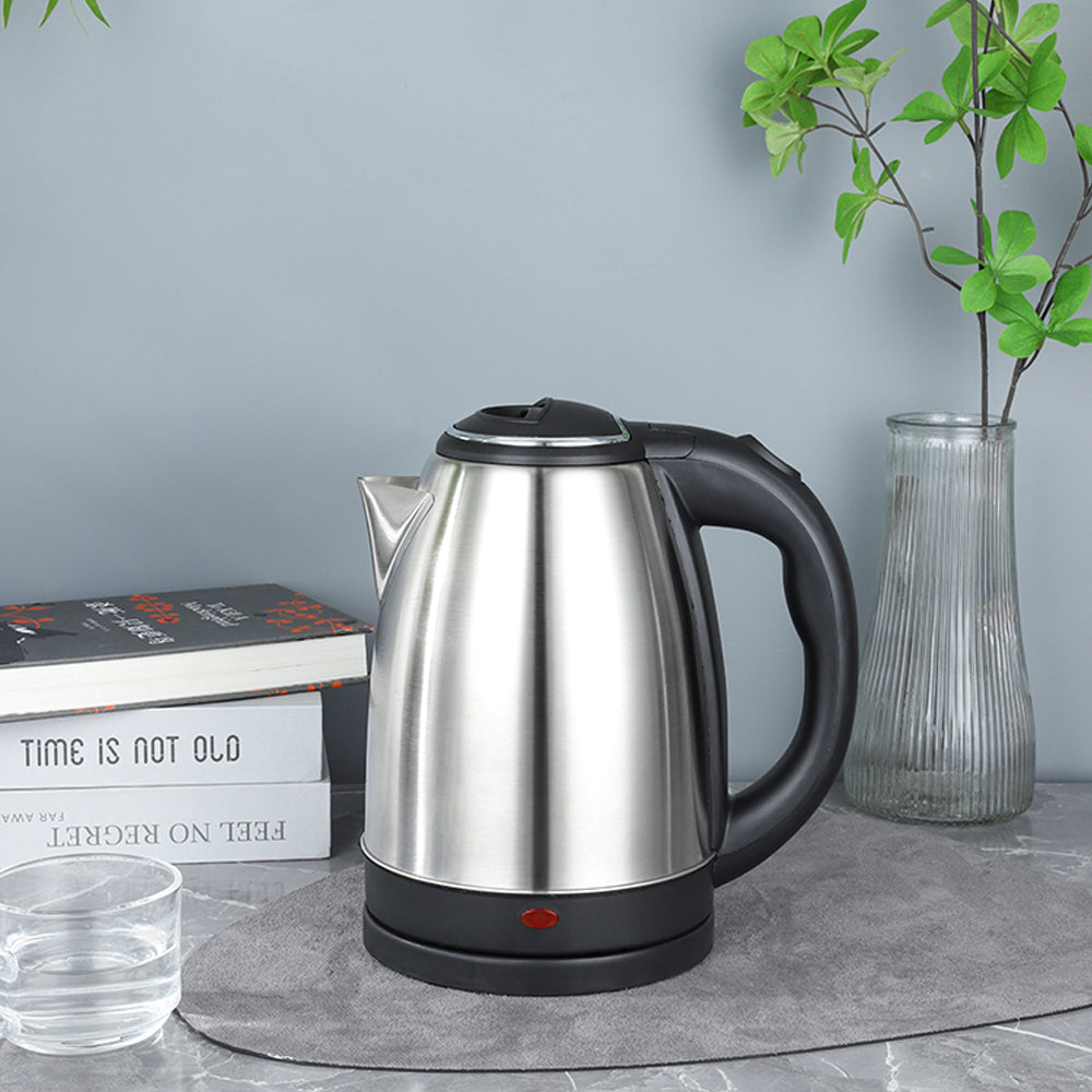 2L Stainless Steel Cordless Electric Kettle – 2000W Fast Boil Auto Shut-Off