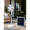 ISTAR 16″ Rechargeable AC / DC 3-Speed Oscillating Solar Fan