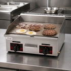 Aruif Commercial Flat Top Gas Griddle with Dual Controls