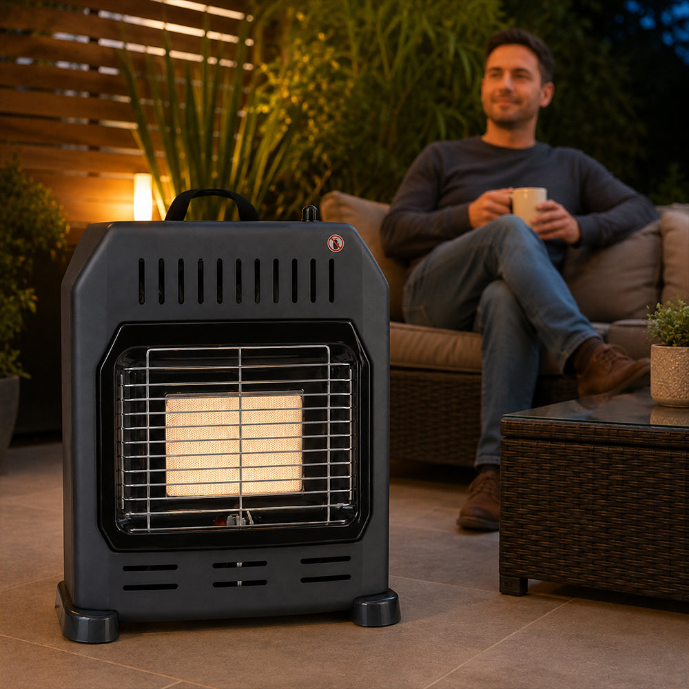 SAFY 4.2kW 3-Panel Portable LPG Gas Heater LQ-KB1