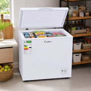Condere 188L Chest Freezer with Top-Opening Lid - White