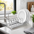 Compact Stainless Steel Dish Drying Rack for Plates