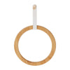 Bamboo Towel Holder – Self-Adhesive Circular Bathroom Rack