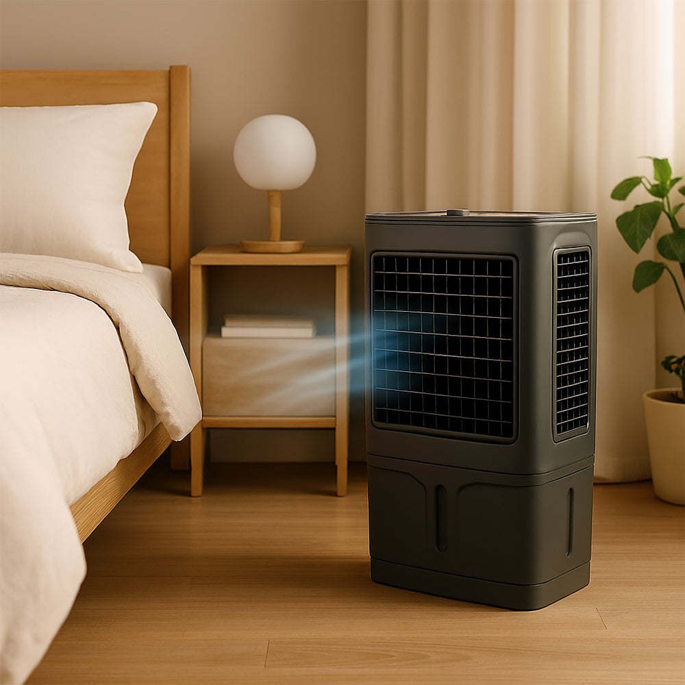 Condere Evaporative Air Cooler – 3 Speed Fan, Ice Fill & Air Swing ...