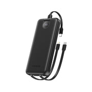 FONENG 10000mAh 22.5W Fast Charging Power Bank with 3 Built-In Cables