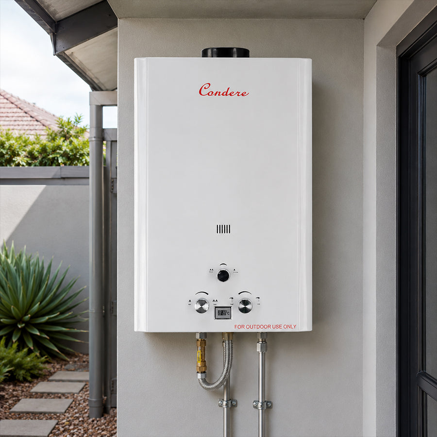 Condere 16L LPG Tankless Gas Water Heater & Gas Geyser