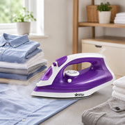 iStar 2000W Steam Iron with Non-Stick Soleplate - Purple & White