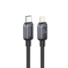 FONENG X119 1m Zinc Alloy Braided Fast Charging Cable 100W / 60W / PD27W