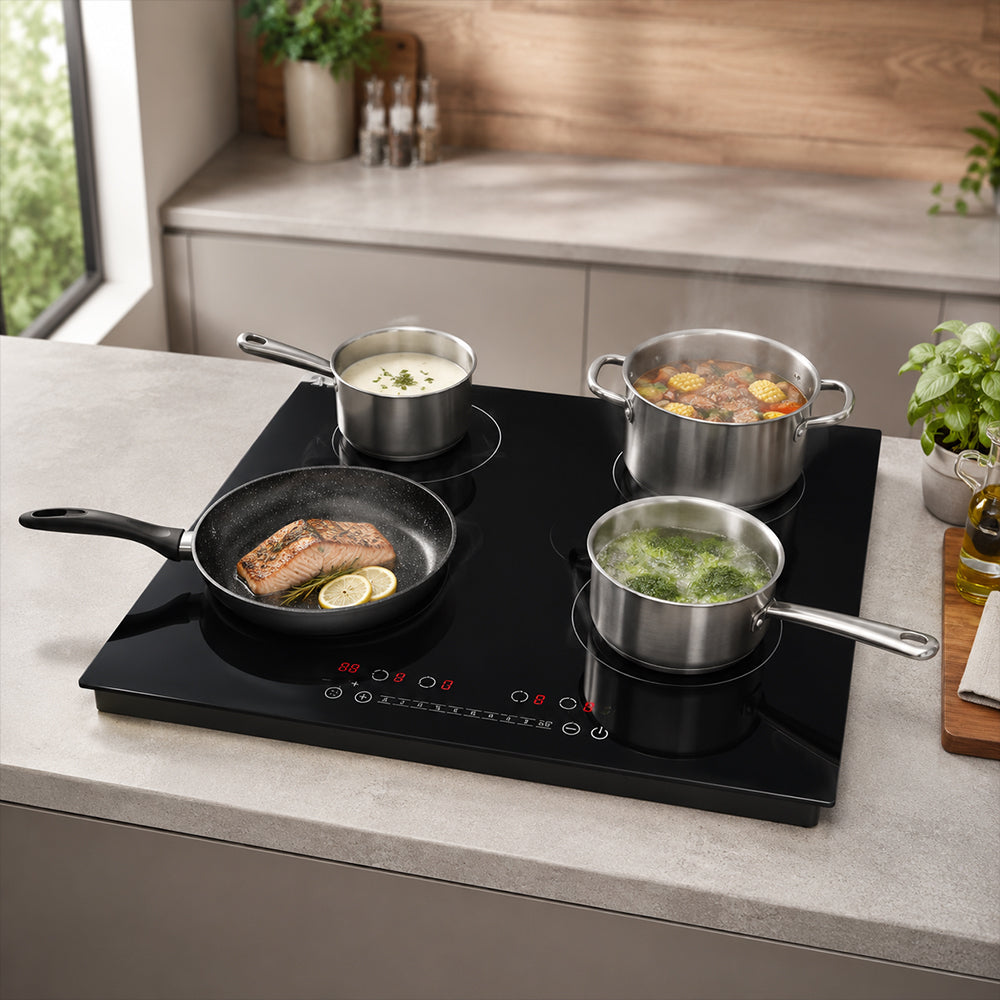 Condere 4-Zone Induction Cooktop with Touch Controls