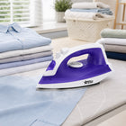 iStar 1600W Steam Iron with Non-Stick Soleplate & Burst Steam - Purple & White