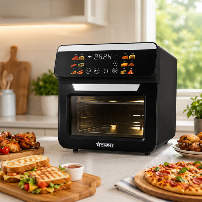 iStar-ST 14L Digital Toaster Oven with Touch Controls - Black
