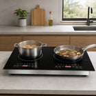 Condere Double Burner Induction Cooktop with Touch Controls