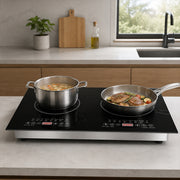 Condere Double Burner Induction Cooktop with Touch Controls