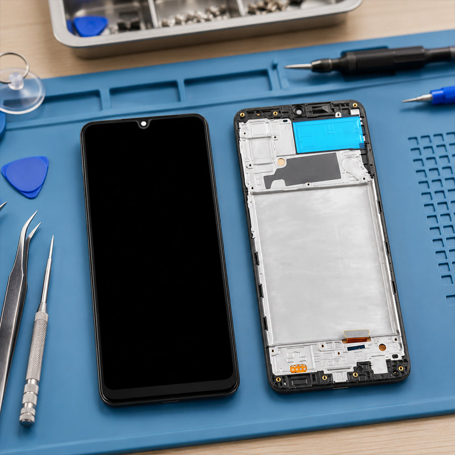 Premium OLED Screen & Digitizer with Frame for Samsung Galaxy A22 4G