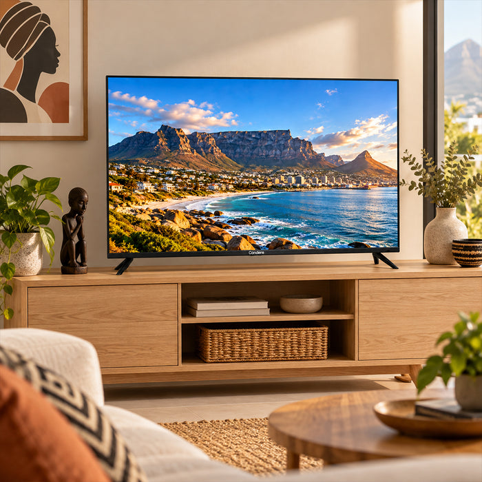 Condere 32-Inch HD Ready Bezel-Less Smart LED TV