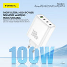 FONENG GaN40 100W 4-Port GaN Fast Wall Charger