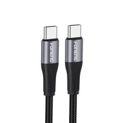 FONENG X112 1m Metal Head Braided Fast Charging Cable 60W / PD27W