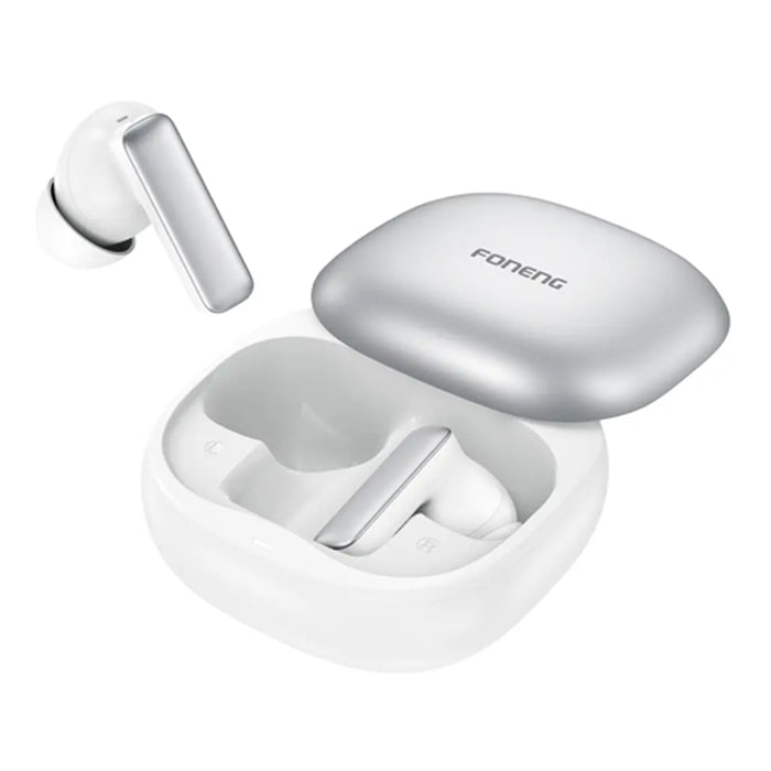 FONENG ANC & ENC Noise-Cancelling TWS Wireless Earbuds with Sliding-Lid Case