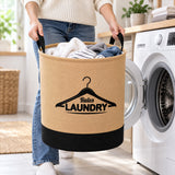 iStar Foldable Laundry Basket with Carry Handles