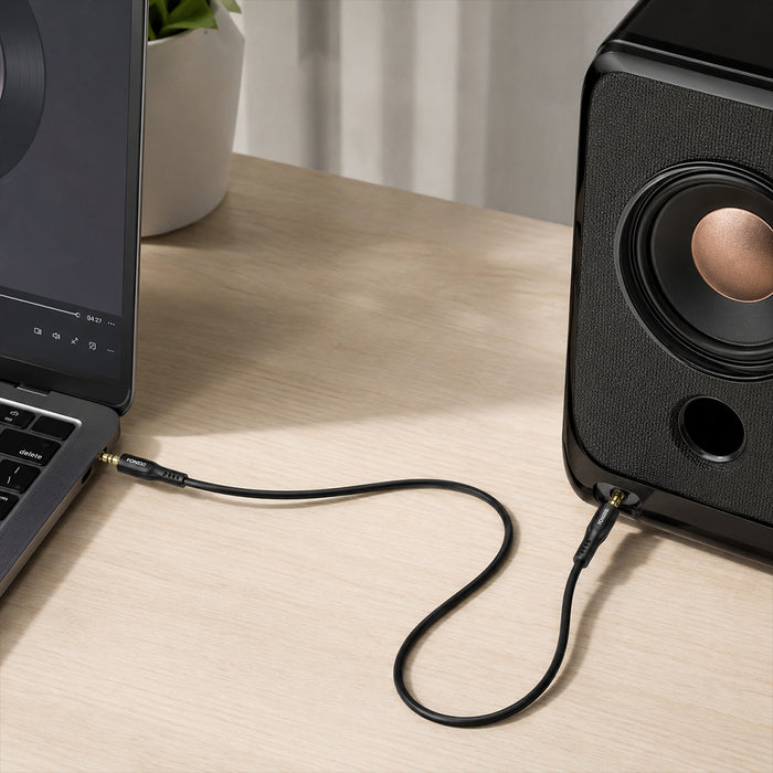 FONENG 3.5mm AUX Audio Cable 1m with Gold-Plated Connectors