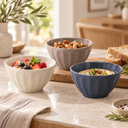 3-Piece Mix & Match Ceramic Bowl Set - 4.25 Inch